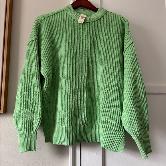 aerie Sweaters - Aerie Women’s Green Oversized Lounge Sweater Size XS